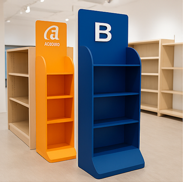 Exhibidores y muebles brandeados